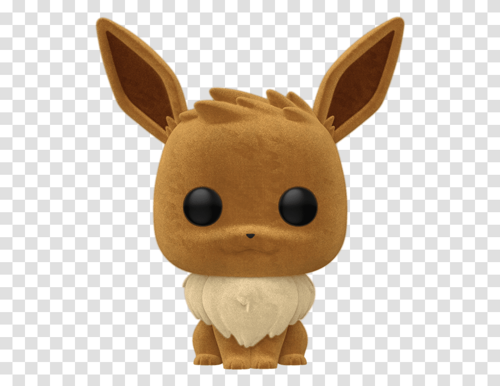 Pokemon Flocked Eevee Funko, Toy, Plush, Doll, Figurine Transparent Png