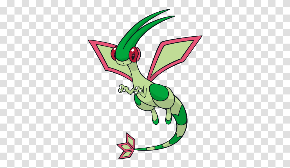 Pokemon Flygon Image Green And Red Dragon Pokemon, Animal, Wasp, Bee, Insect Transparent Png