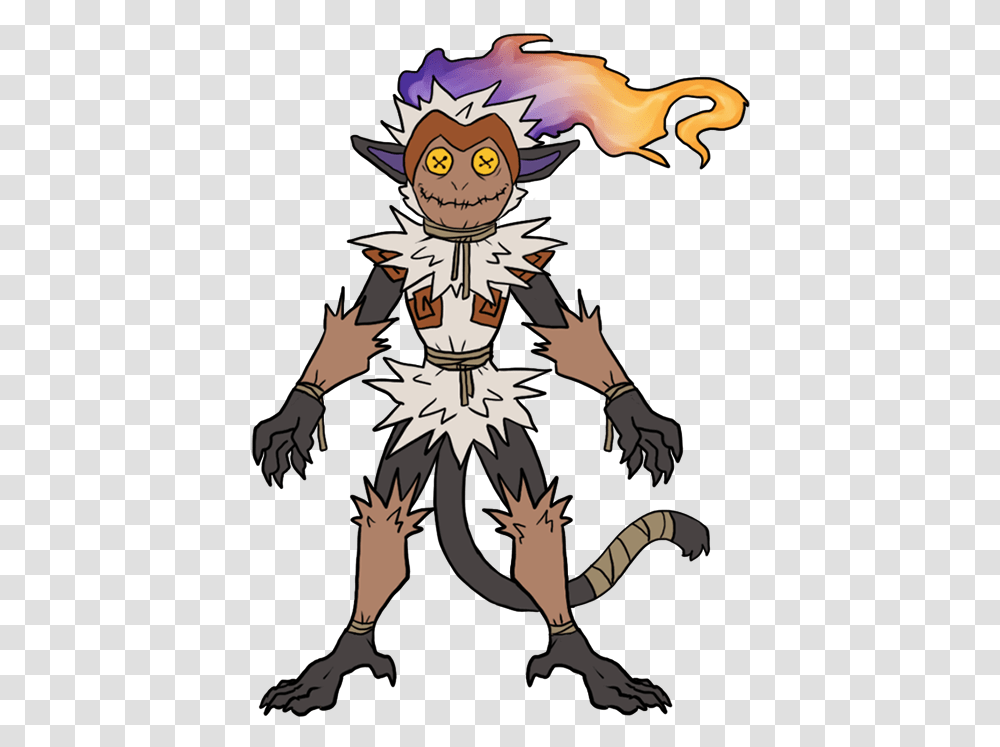 Pokemon Fusion Infernape Mimikyu Doodle Scarecrow Pokemon Fusions Infernape, Person, Performer, Book, Comics Transparent Png