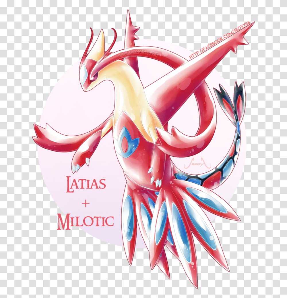 Pokemon Fusion Milotic X Latias Latias Fusion, Art, Graphics, Dragon Transparent Png