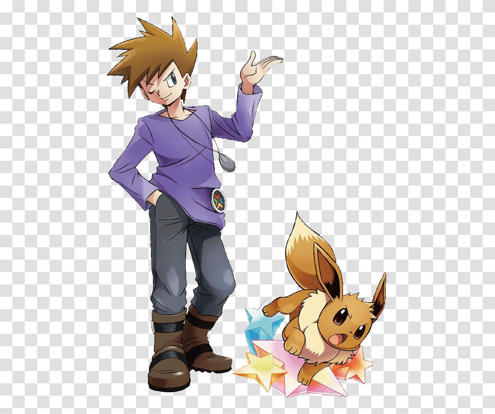 Pokemon Gary, Person, Human, Performer, Book Transparent Png