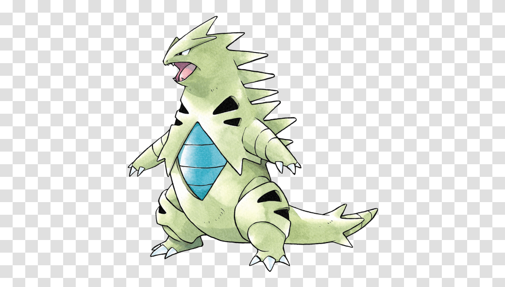 Pokemon Gen 2 Tyranitar Draw Pokemon Tyranitar, Dragon, Paper, Art Transparent Png