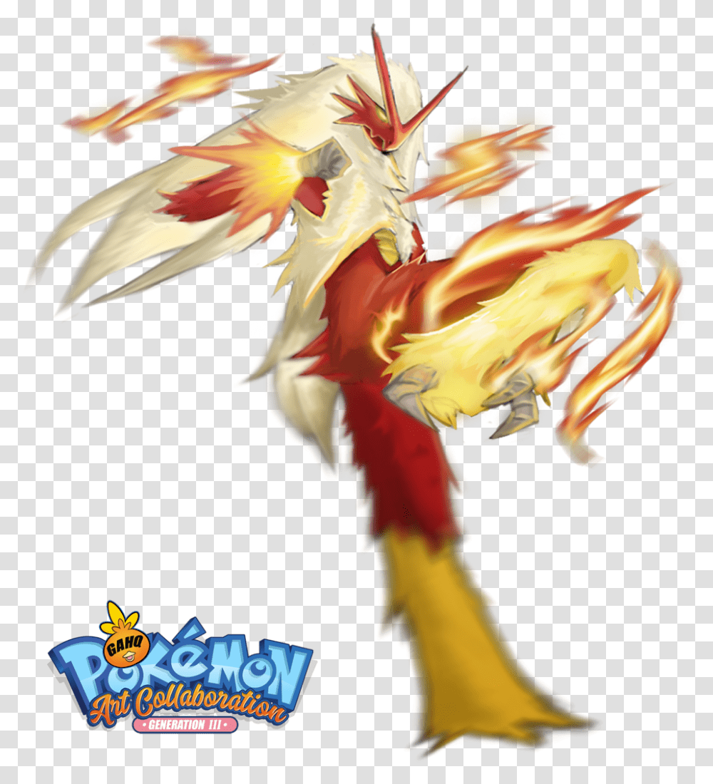 Pokemon Generation Iii Art Tribute Blaziken Art, Graphics, Bird, Animal, Flame Transparent Png