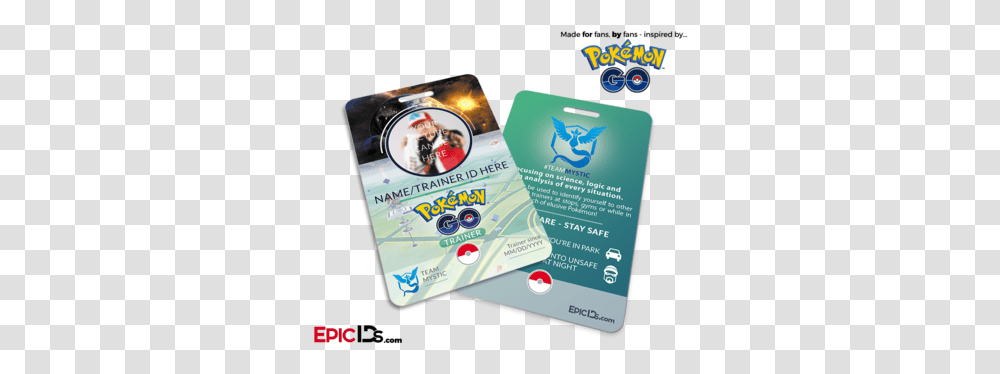 Pokemon Go Inspired Team Mystic Valor Pokemon Go Trainercard, Poster, Advertisement, Flyer, Paper Transparent Png