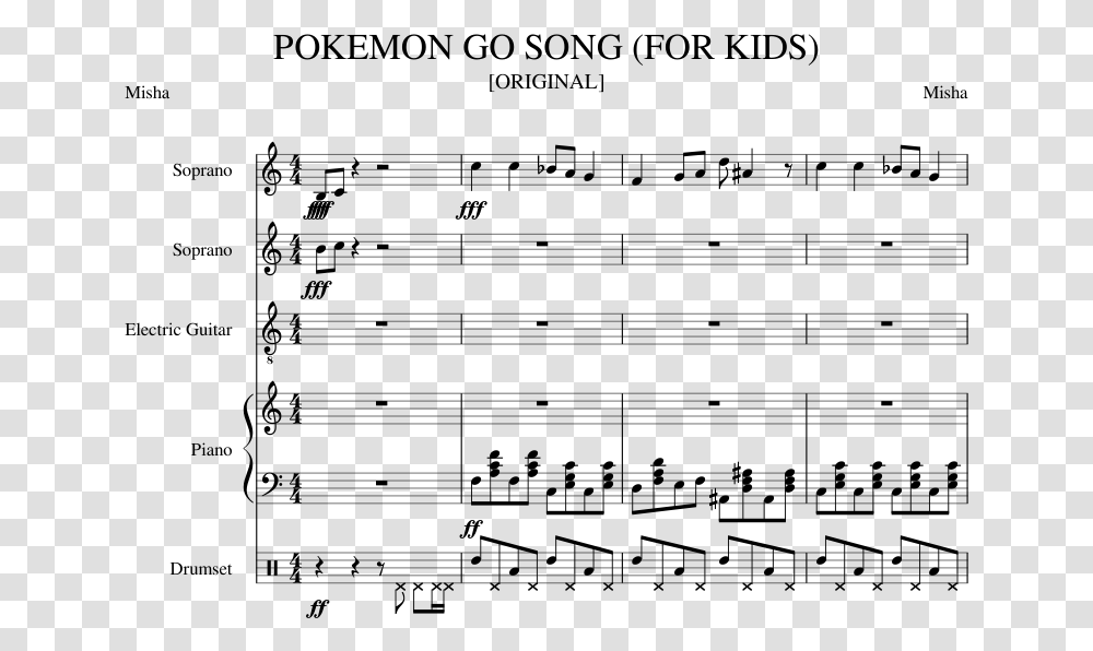 Pokemon Go Song Numbers For Guitar, Gray, World Of Warcraft Transparent Png