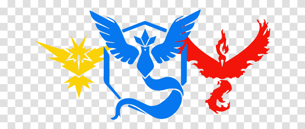 Pokemon Go Teams 1 Image Team Valor Mystic Instinct, Jay, Bird, Animal, Blue Jay Transparent Png