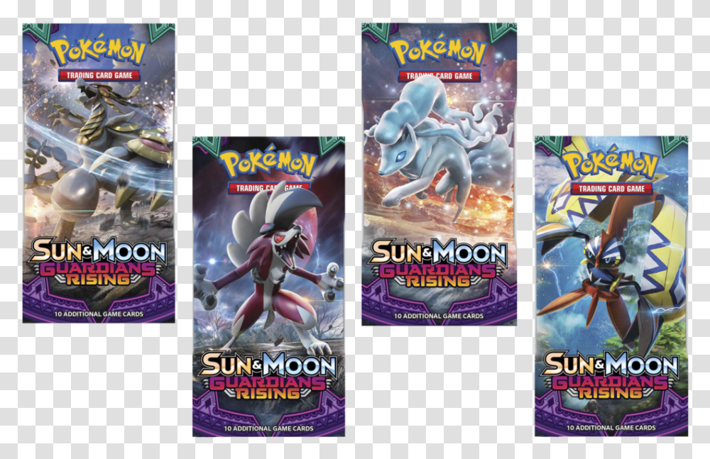 Pokemon Guardians Rising Booster Pack, Advertisement, Poster, Person, Dvd Transparent Png
