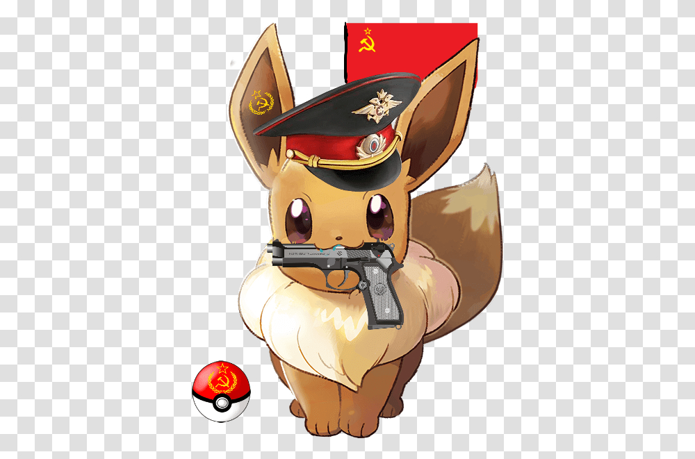 Pokemon Hammer And Sickle Anormaldayinrussia Eevee, Pirate Transparent Png