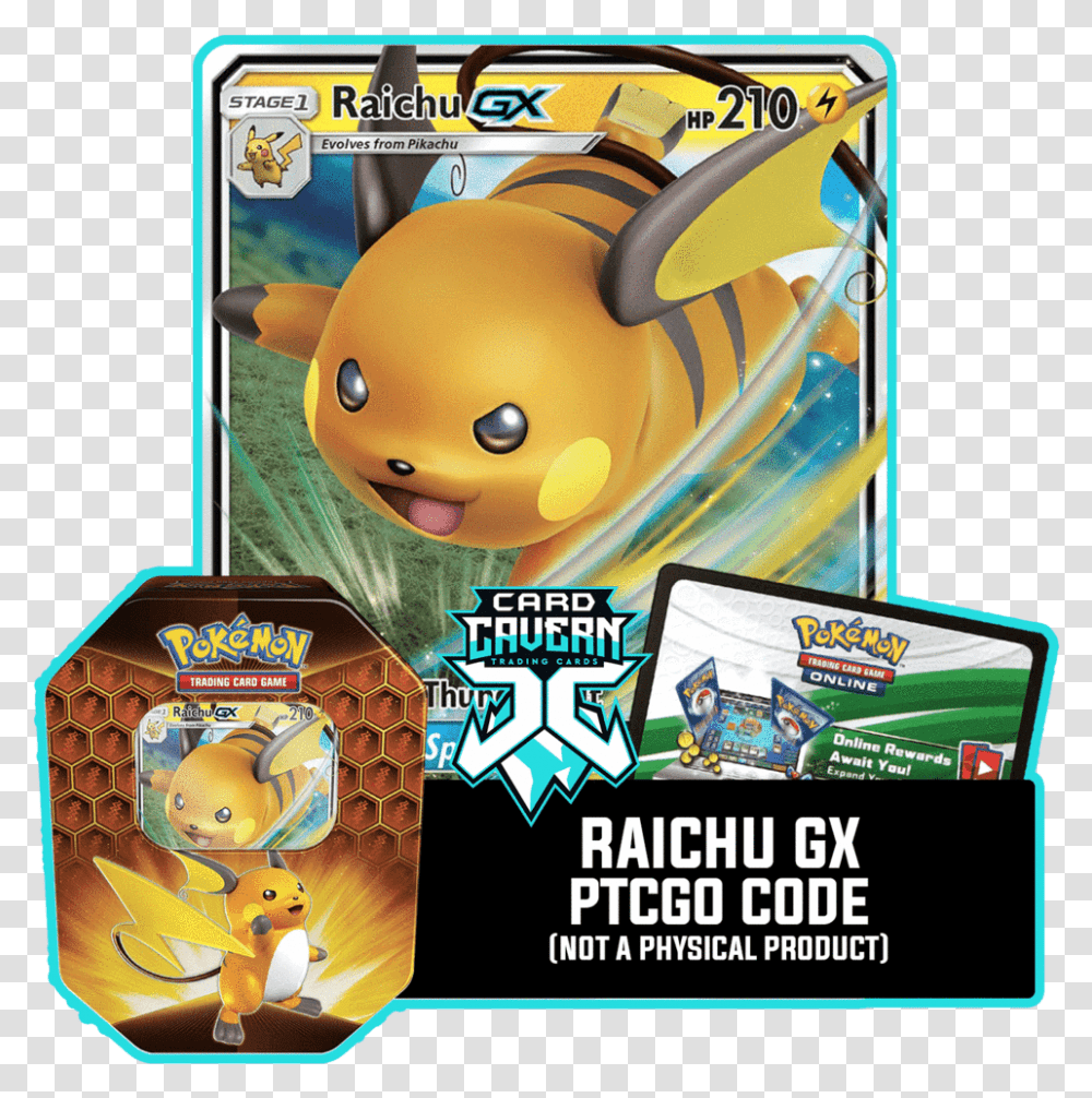 Pokemon Hidden Fates Raichu Gx, Advertisement, Poster, Flyer, Paper Transparent Png