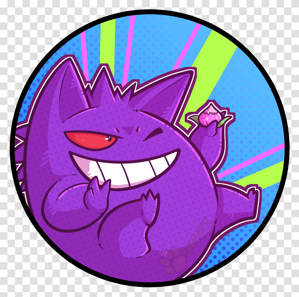 Pokemon Icon Gengar Weasyl, Purple Transparent Png
