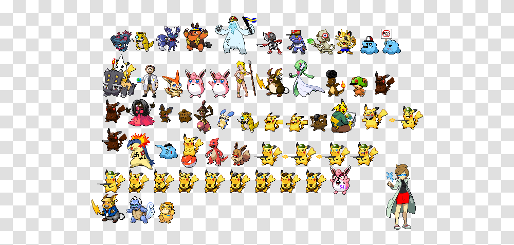 Pokemon In Game Sprites, Person, Rug, Hand, Leisure Activities Transparent Png