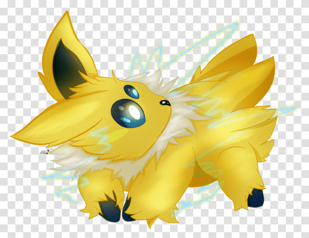 Pokemon Jolteonjoltik Fusion Illustration, Bird, Animal Transparent Png