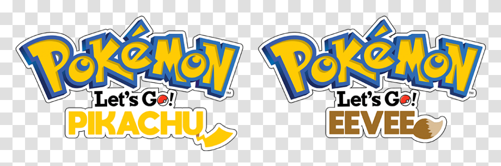 Pokemon Lets Go Eevee Logo, Word, Number Transparent Png