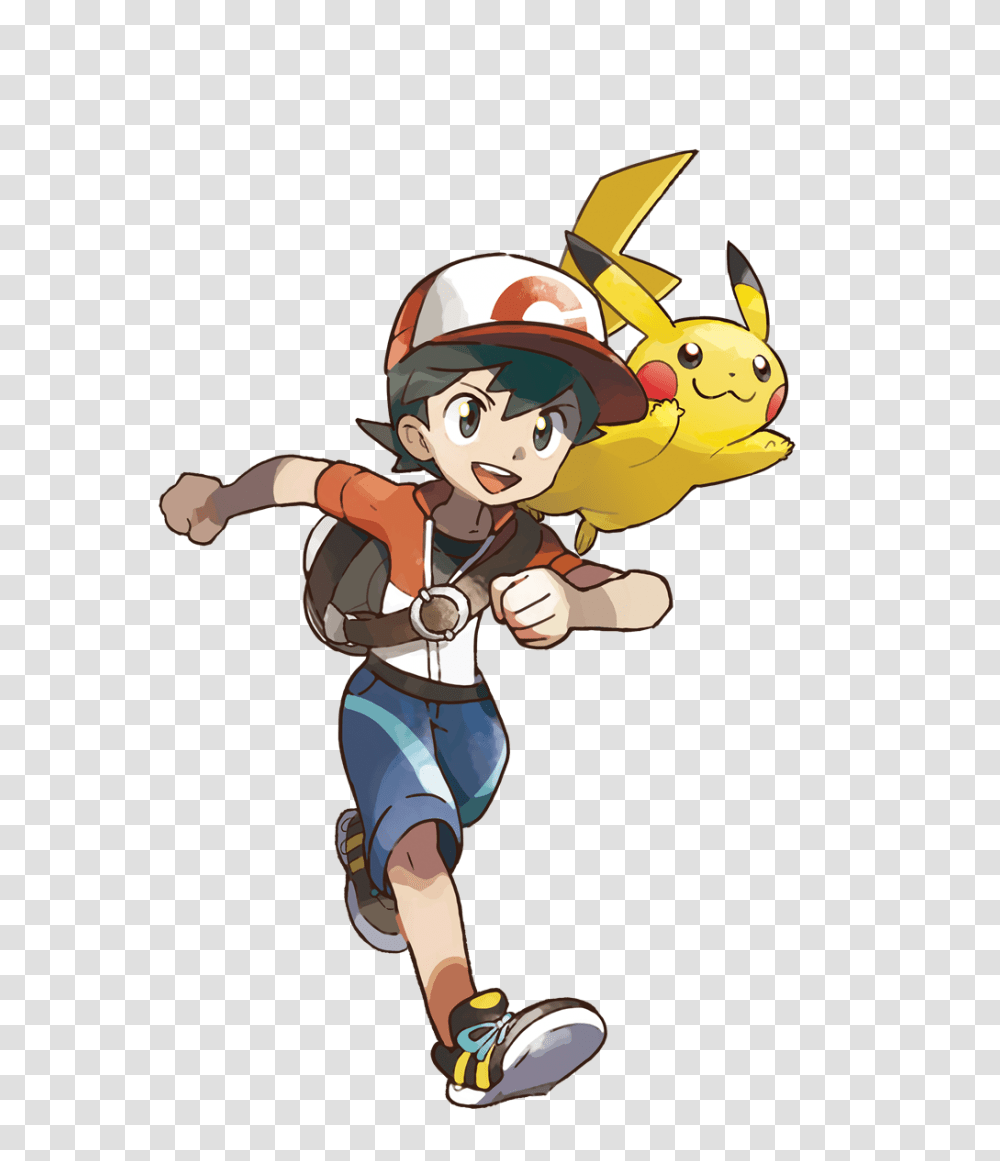 Pokemon Lets Go Male Trainer Artwork Know Your Meme, Person, Costume, Performer Transparent Png