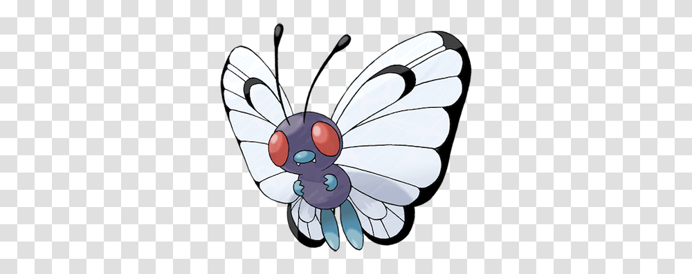 Pokemon Let's Go Butterfree Stats Moves Evolution Pokmon Butterfree, Insect, Invertebrate, Animal, Soccer Ball Transparent Png