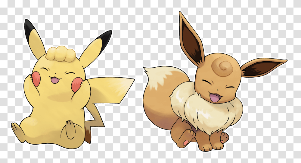 Pokemon Let's Go Pikachu And Eevee Hairstyles Pokemon Lets Go Pikachu Hair Cut, Animal, Mammal, Rodent, Rabbit Transparent Png