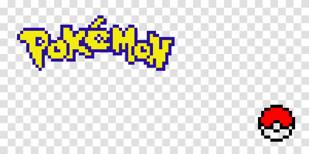 Pokemon Logo And Pokeball Pixel Art Maker, Pac Man Transparent Png