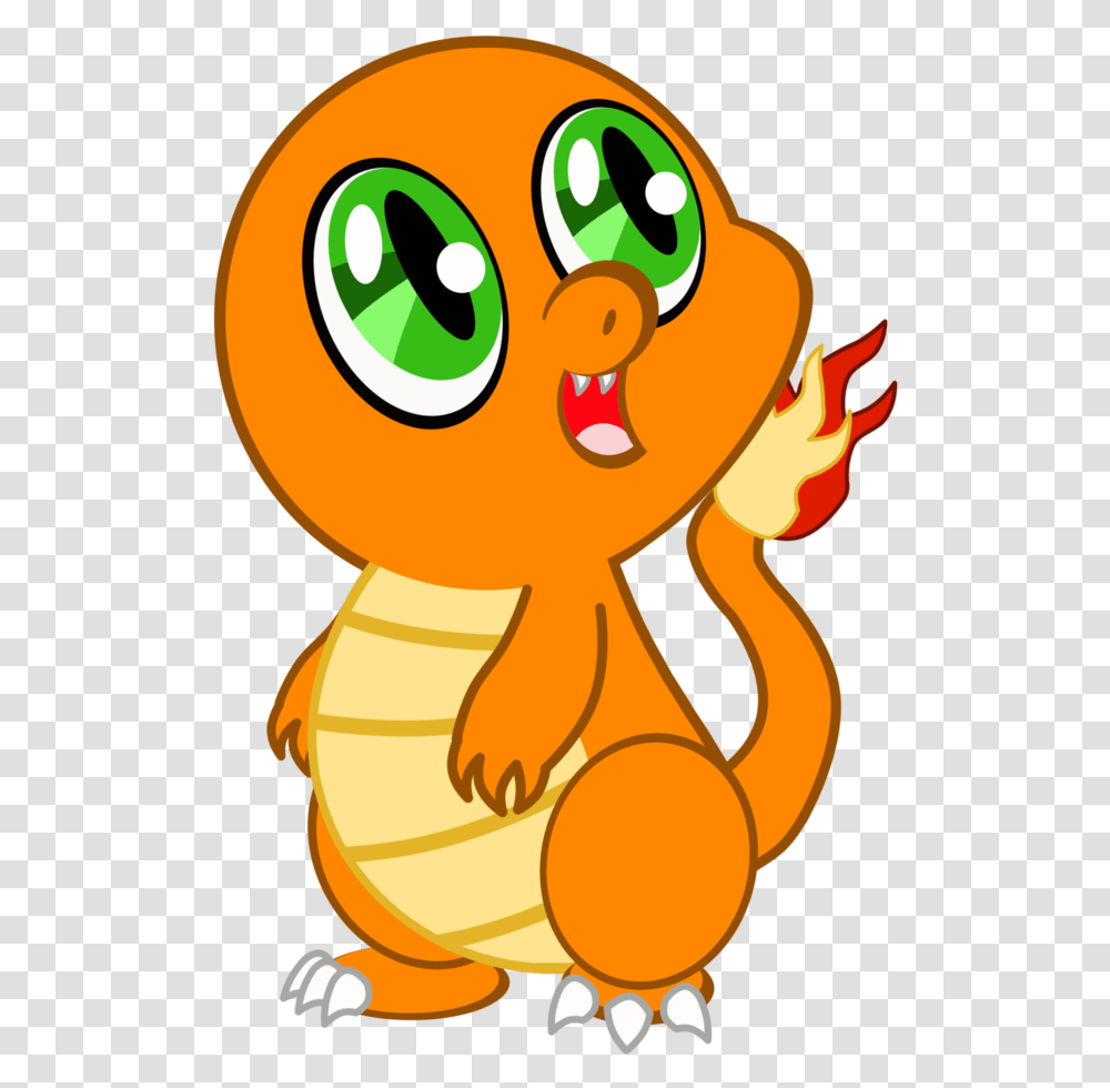 Pokemon Logo Background Charmander My Little Charmander Cute Pokemon Baby, Goldfish Transparent Png