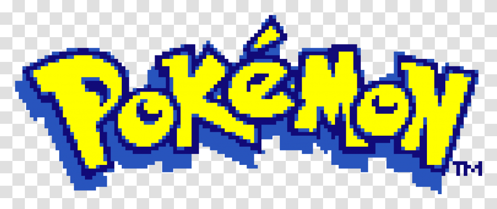 Pokemon Logo Image Minecraft Pixel Art Pokemon Logo, Pac Man, Text, Fire Truck, Vehicle Transparent Png
