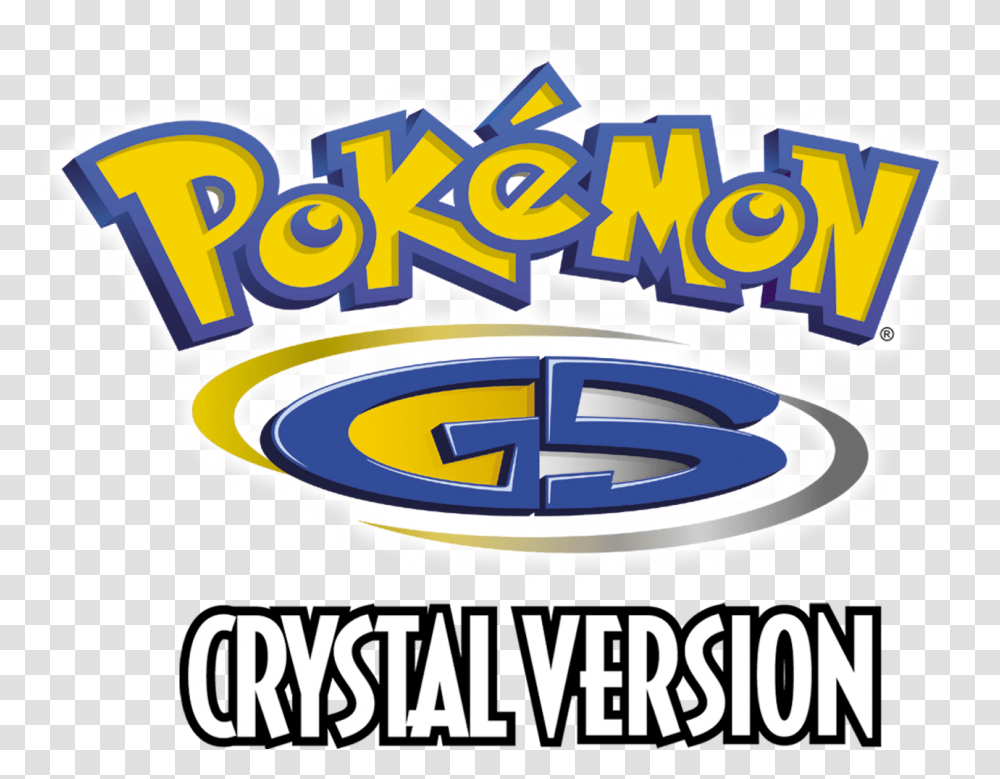 Pokemon Logo Photo Pokmon Gold And Silver Logo, Text, Symbol, Chair, Dynamite Transparent Png