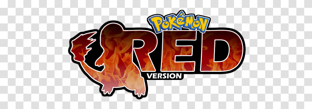 Pokemon Logo Picture Pokemon Red Version, Text, Fire, Alphabet, Flame Transparent Png