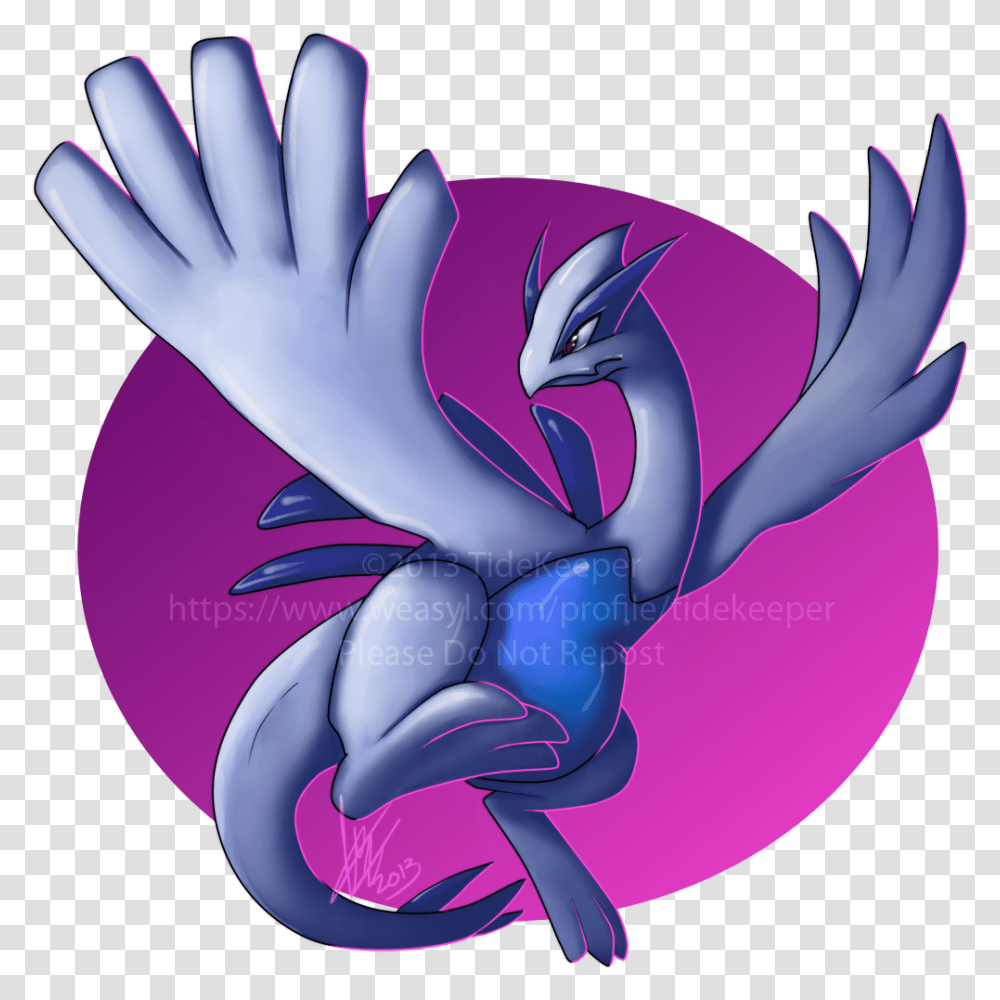 Pokemon Lugia - Weasyl Illustration, Animal, Bird, Graphics, Art Transparent Png