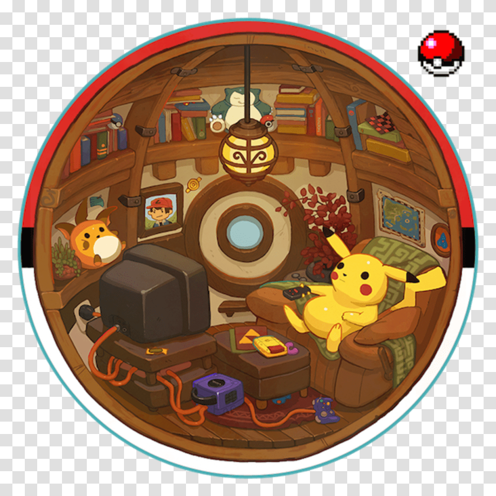 Pokemon Luxury Ball Inside, Pac Man, Angry Birds, Bowl Transparent Png