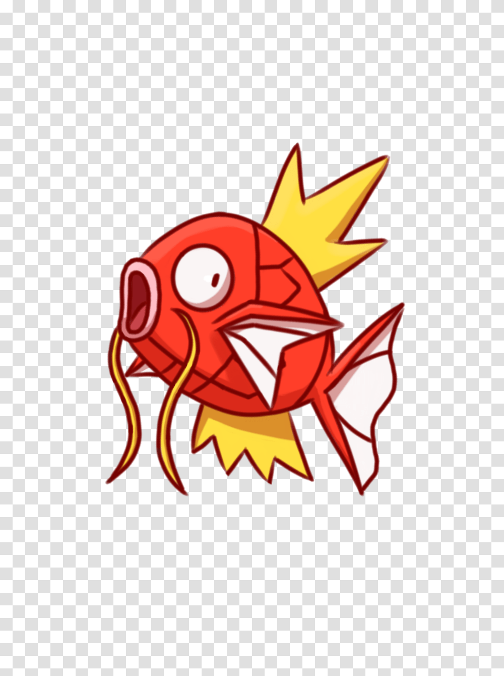 Pokemon Magikarp Simple Sticker Myart Splash Dumb Fish, Animal, Wasp, Hornet, Fire Transparent Png