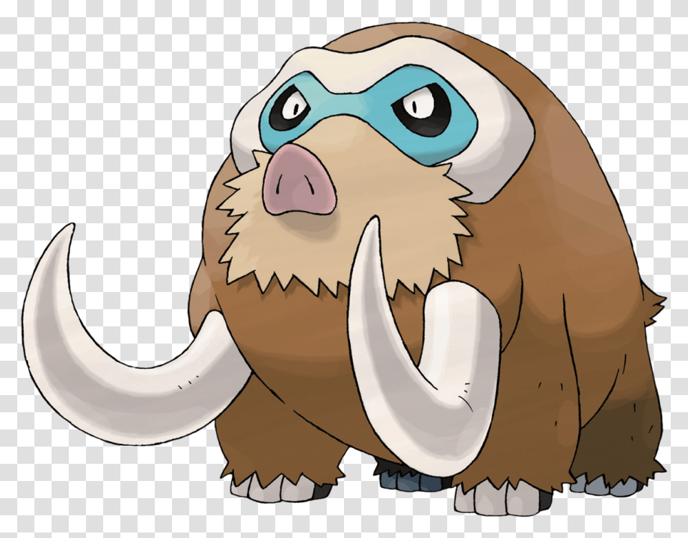 Pokemon Mamoswine, Animal, Mammal, Wildlife, Plush Transparent Png