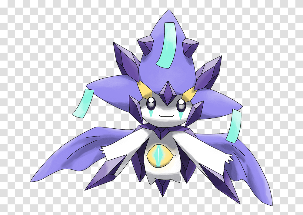 Pokemon Mega Jirachi, Graphics, Art, Pattern, Manga Transparent Png