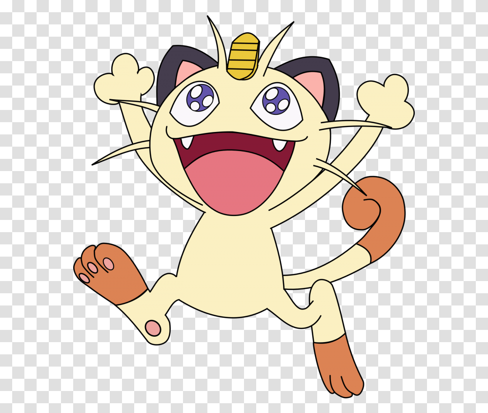 Pokemon Meowth Vector Clipart, Rattle, Cupid, Life Buoy Transparent Png