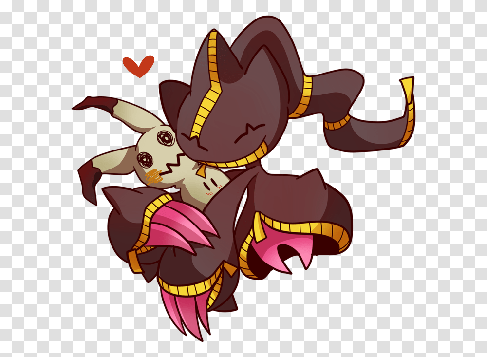 Pokemon Mimikyu And Banette Mimikyu Banette, Dragon, Animal, Costume, Circus Transparent Png