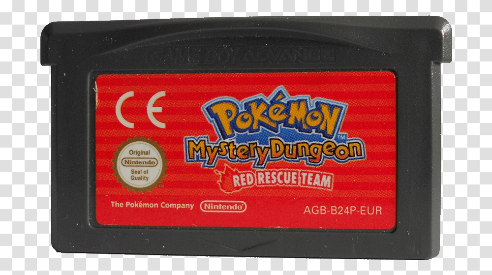 Pokemon Mystery Dungeon Red Cartridge, Label, Food, Billboard Transparent Png