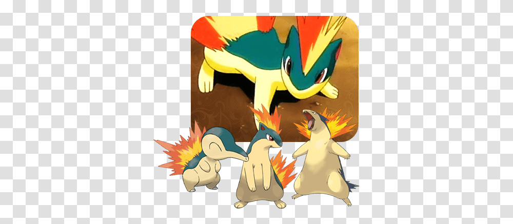 Pokemon Of The Week Pokemon Cyndaquil Evolution Line, Bird, Animal, Art, Dragon Transparent Png