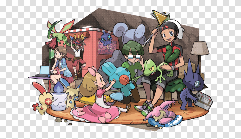 Pokemon Omega Ruby And Alpha Sapphire Artwork, Person, Human, Comics, Book Transparent Png