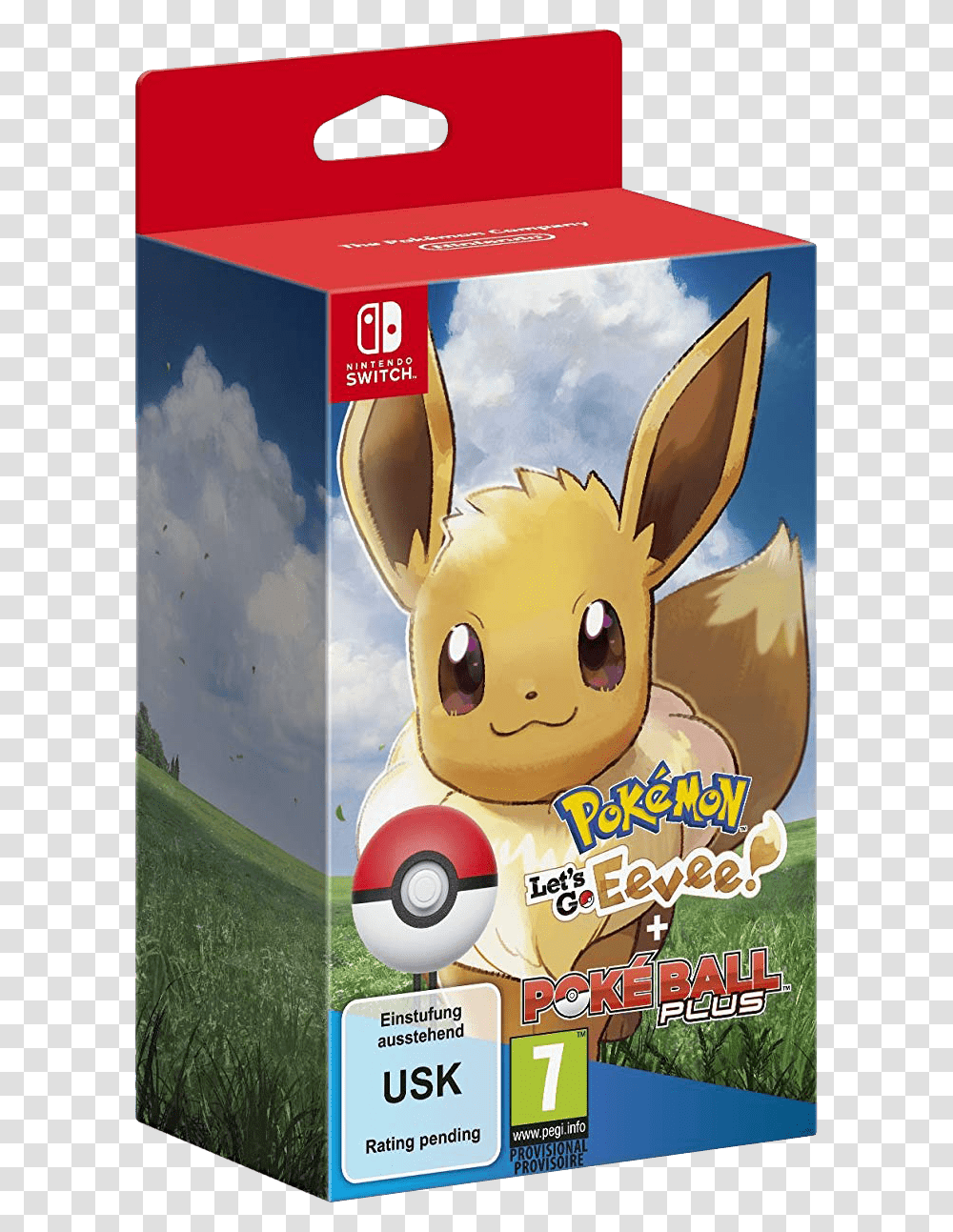 Pokemon Pokeball Pokemon Let's Go Eevee Pokeball Plus Pack, Advertisement, Label, Poster Transparent Png