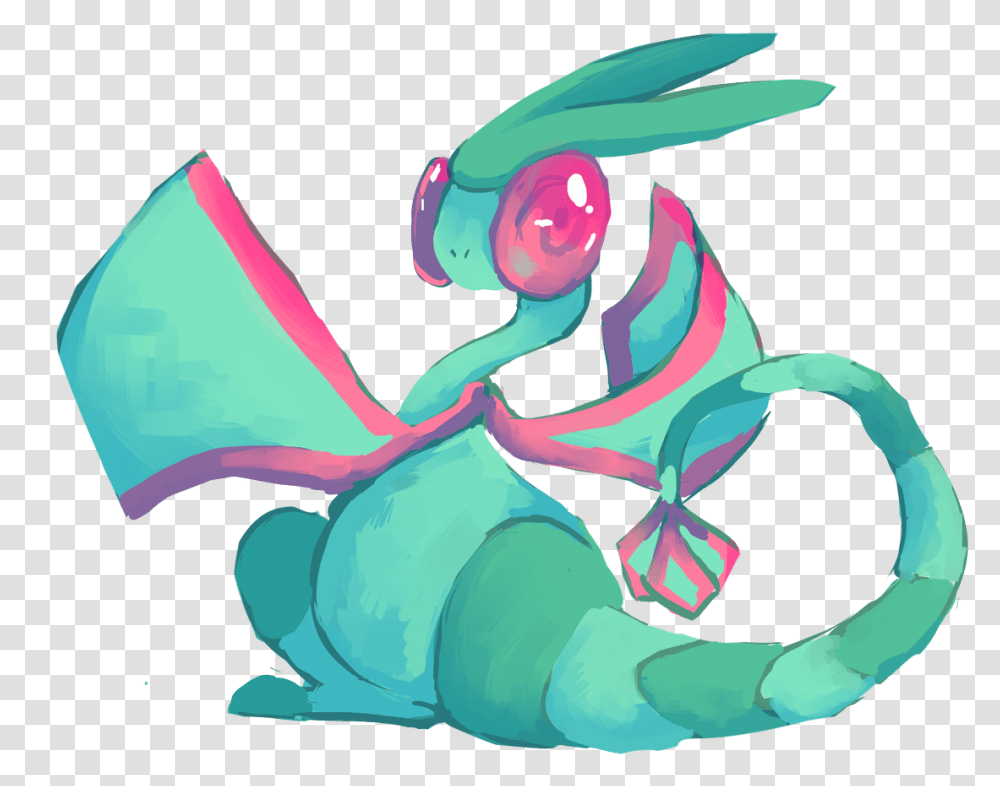 Pokemon Pokemon Flygon And Lurantis, Graphics, Art, Animal, Mammal Transparent Png