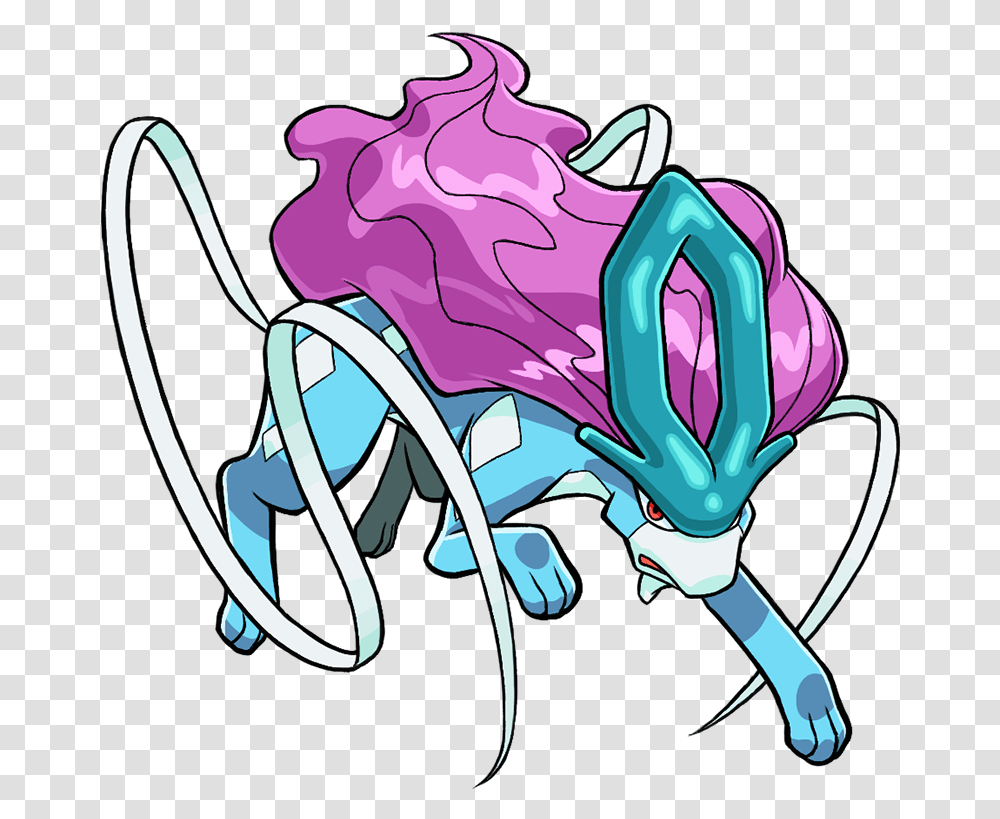 Pokemon Pokemon Shiny Suicune, Graphics, Art, Purple, Flower Transparent Png