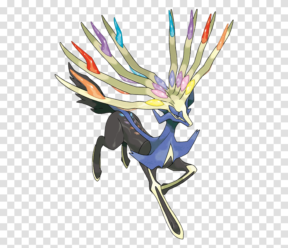 Pokemon Pokemon Xerneas, Bird, Animal, Dragon, Wasp Transparent Png