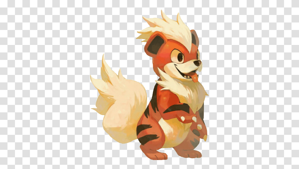 Pokemon Pokmon Caninos Growlithe Fire Feu Fanart Pokmon, Animal, Bird, Poultry, Fowl Transparent Png