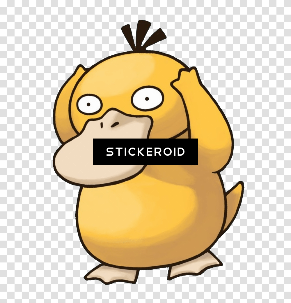 Pokemon Psyduck Image With No Psyduck, Animal, Mammal, Text, Bird Transparent Png