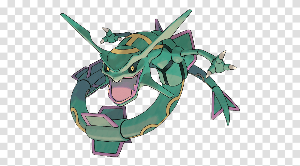 Pokemon Rayquaza Image Pokemon Emerald, Animal, Invertebrate, Sea Life, Insect Transparent Png