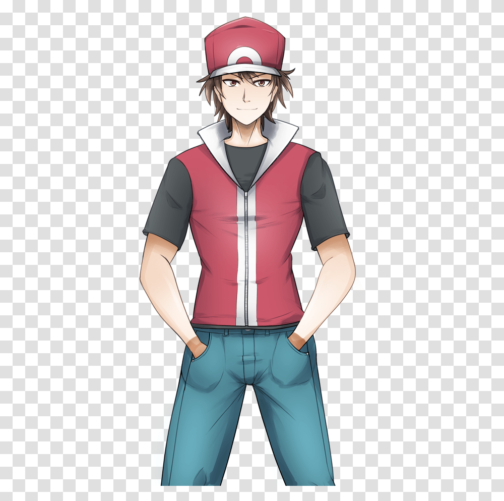 Pokemon Red 5 Image Real Life Red Pokemon, Clothing, Helmet, Person, Arm Transparent Png