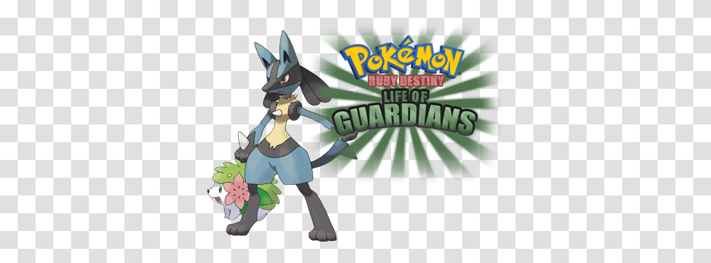Pokemon Ruby Destiny Life Of Guardians Details Launchbox Pokemon Lucario Images Download, Outdoors, Clothing, Sport, Field Transparent Png
