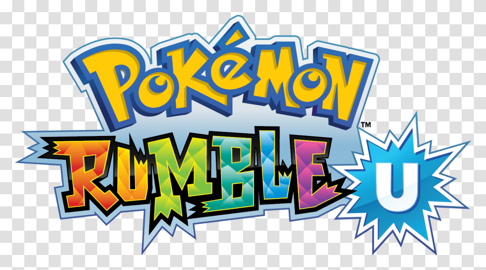 Pokemon Rumble U' Launching August 29th Pokemon Rumble U Logo, Graffiti, Text, Art, Word Transparent Png