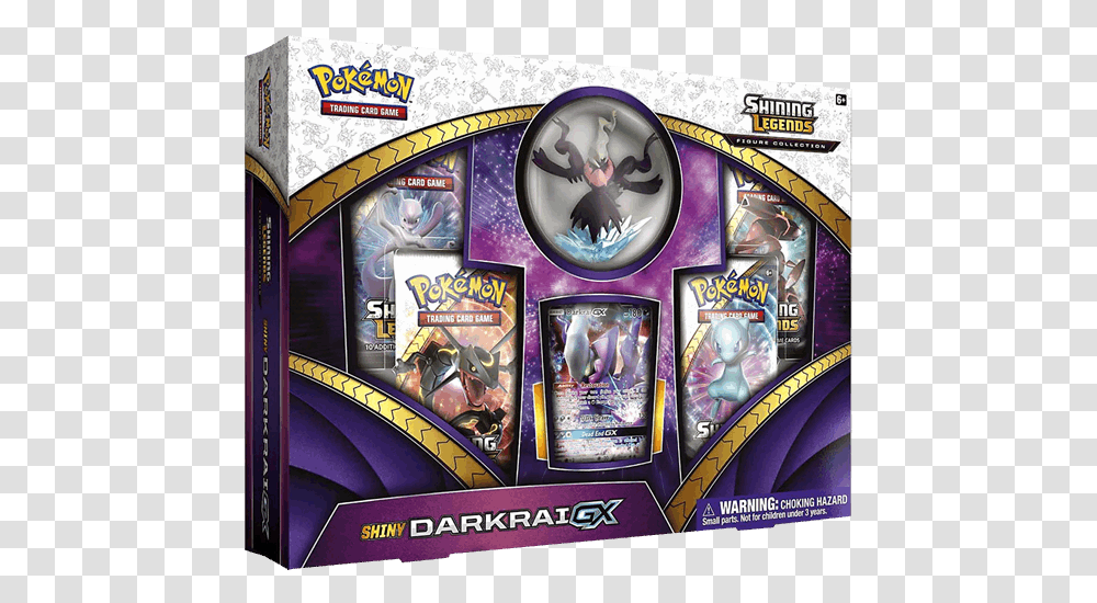 Pokemon Shining Legends Shiny Darkrai Gx Box, Disk, Advertisement, Dvd, Flyer Transparent Png