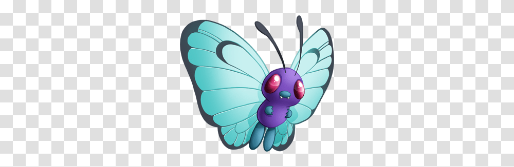 Pokemon Shiny Butterfree Pokedex Evolution Moves Location, Invertebrate, Animal, Insect, Balloon Transparent Png