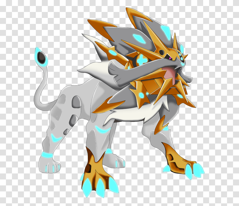 Pokemon Solgaleo Shiny, Dragon, Toy, Art Transparent Png