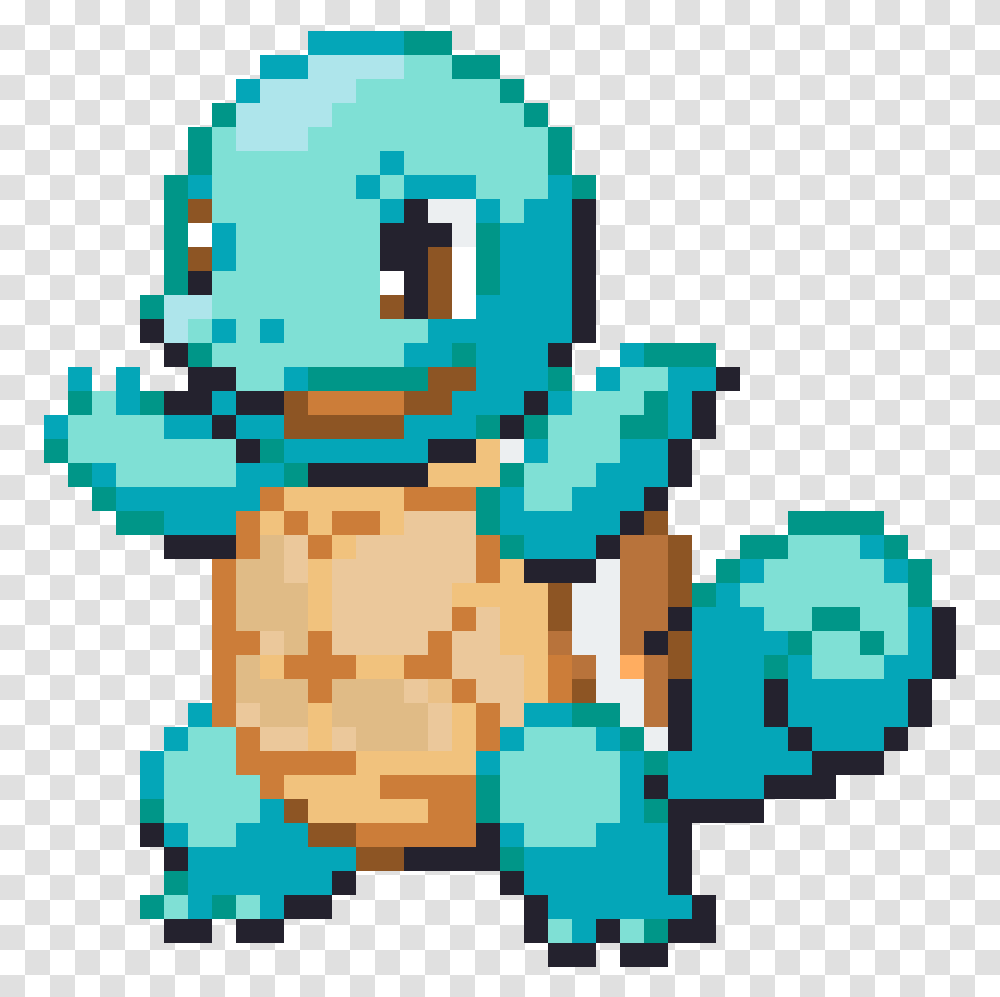 Pokemon Sprite Squirtle Download Pokemon Squirtle Pixel Art, Rug, Super Mario, Minecraft, Sweets Transparent Png
