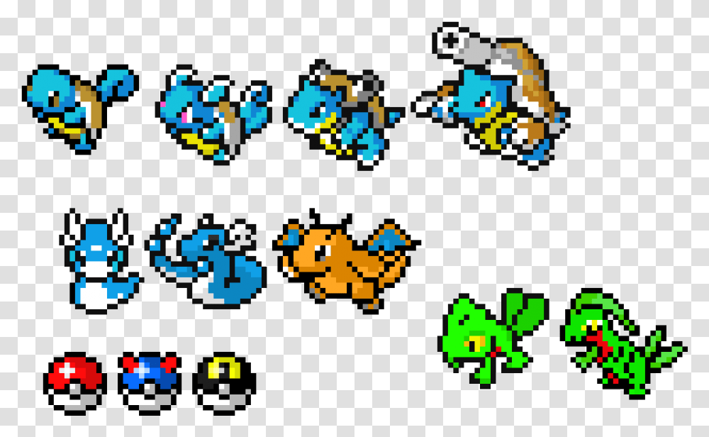 Pokemon Squirtle Pixel Art, Pac Man, Urban, Super Mario Transparent Png